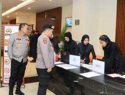 Ratusan Personel Amankan Debat Terbuka Calon Gubernur dan Wakil Gubernur Kalsel