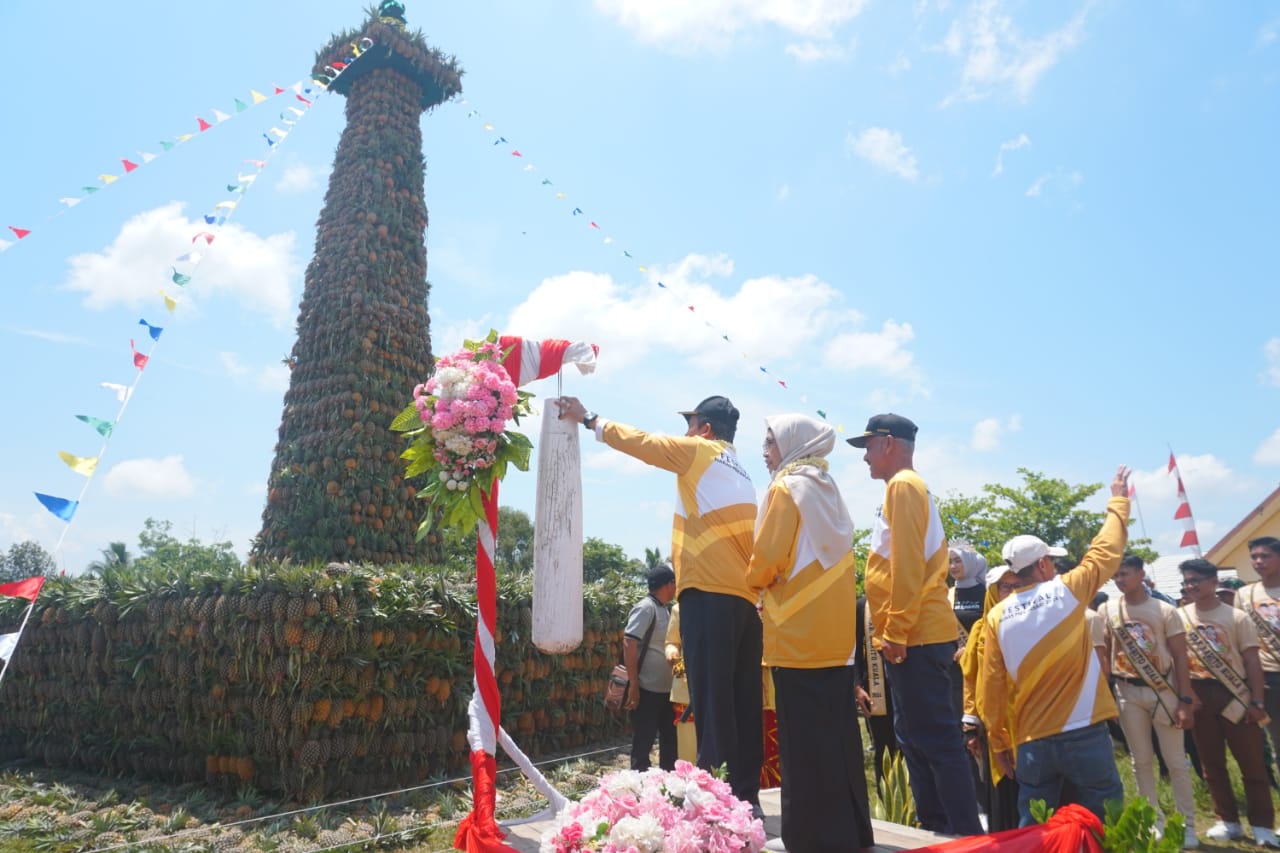 Festival Nanas di Mekarsari, Pj Bupati Batola Siap Sokong IKN