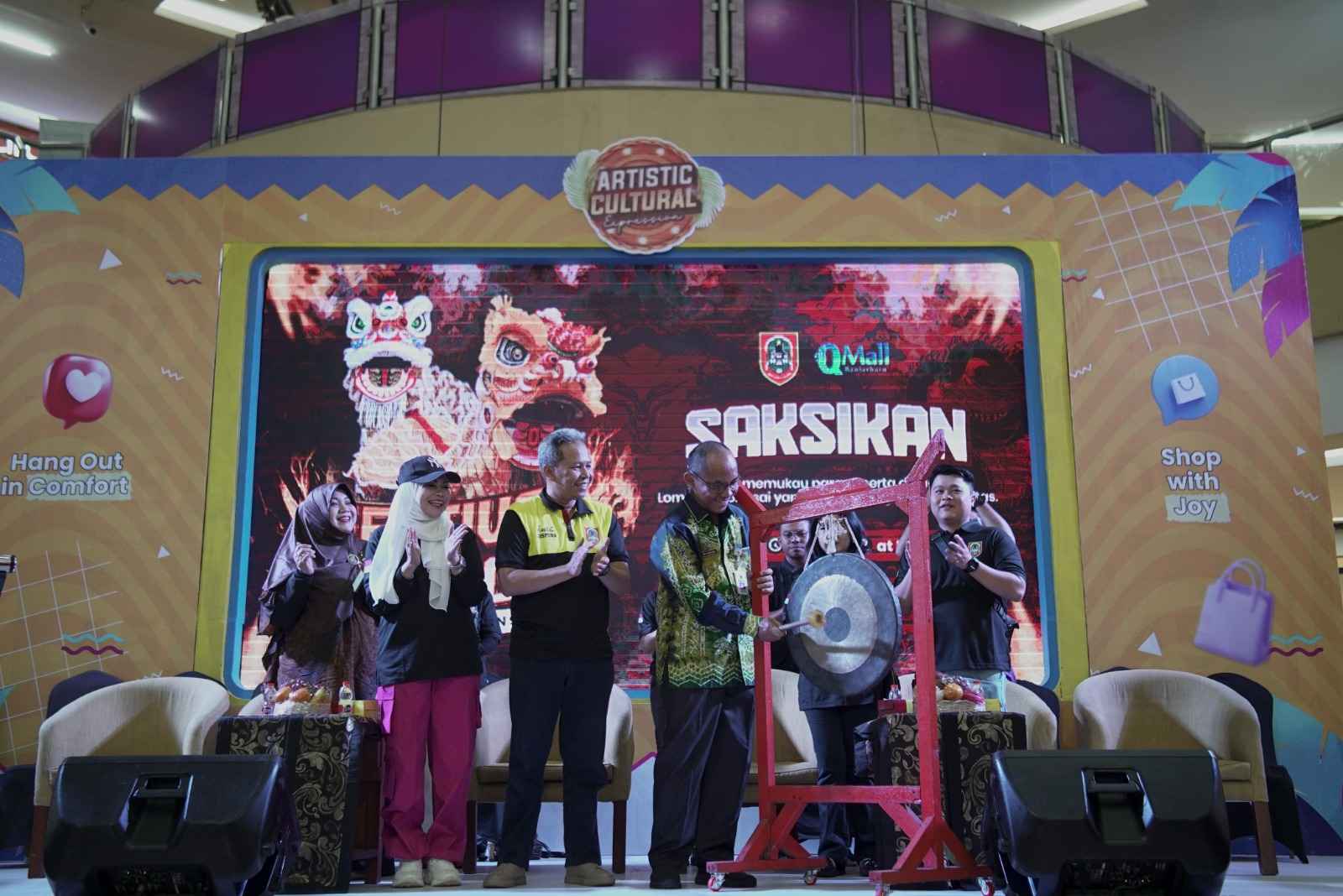 Festival Barongsai se-Kalsel Resmi Dibuka Gubernur di Qmall Banjarbaru