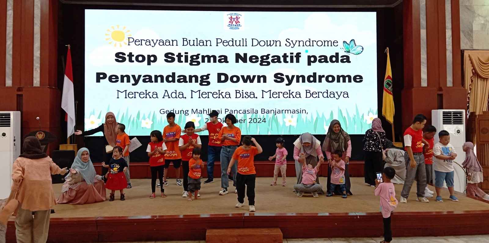 Perayaan Bulan Peduli Down Syndrome di Mahligai Pancasila