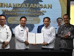 Pembagian Pendapatan Pajak, Sekda Banjarmasin Menandatangani Perjanjian Kerja Sama dengan Pemprov Kalsel