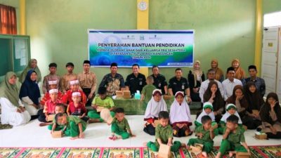 Bank Kalsel Cabang Syariah Kandangan, Berikan Bantuan Dana Pendidikan 25 Siswa(i) Yayasan Al- Futuwwah