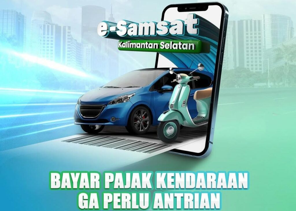 Tanpa Harus Antri Bayar Pajak Kendaraan Kini Bisa dengan E-Samsat AKSEL Bank Kalsel