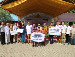 Akselerasi Akses Keuangan Menuju Desa Mandiri, OJK, TPAKD Tanah Laut dan Bank Kalsel Resmikan EKI di Desa Telaga Langsat