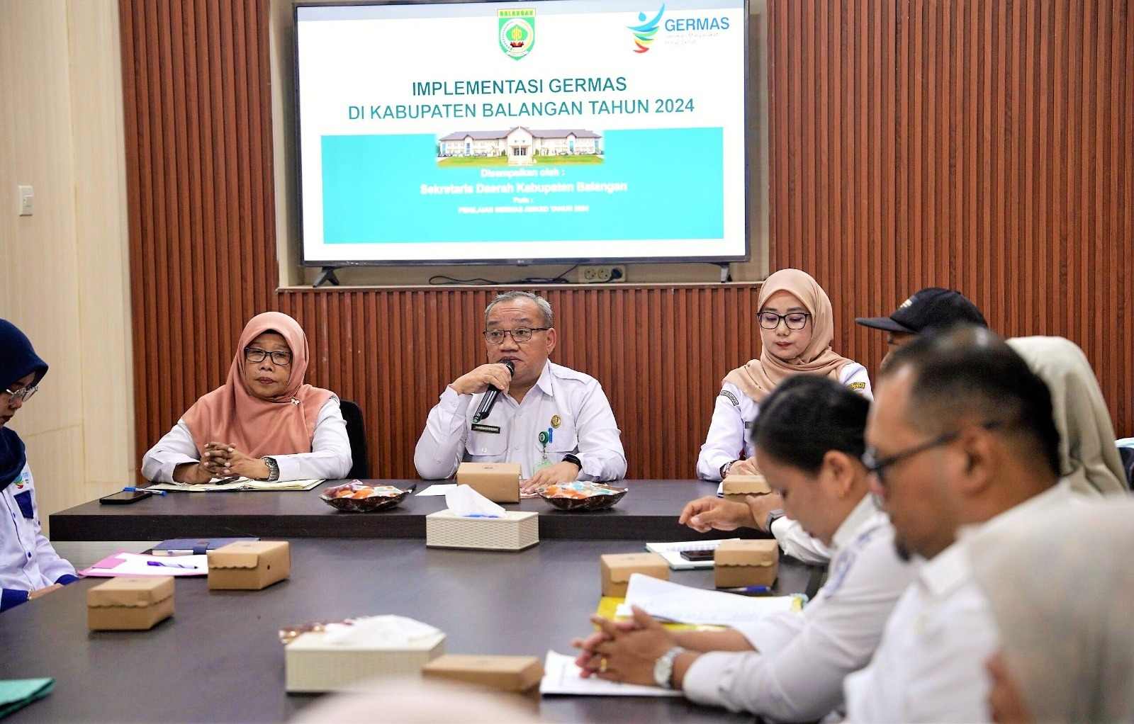 Desa Muara Jaya Wakili Kabupaten Balangan Ikuti Penilaian Germas Award Tingkat Provinsi