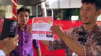 Pemilih Temukan Surat Suara Diduga Sudah Tercoblos, di TPS 16 Pemurus Dalam