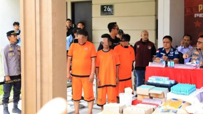 Polri Bongkar Pabrik Narkoba di Bogor dan Bandung