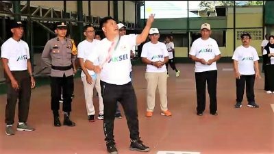 Bupati HST Terpilih Samsul Rizal Resmikan Turnamen Tenis BTTC Menyala Cup 1