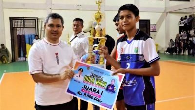 Pemkab Tanbu Berhasil Meraih Juara 1 dan 3 pada Festival Bola Voli Tingkat Kalsel