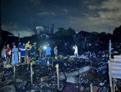 Kebakaran di Pelambuan, Puluhan Rumah Hangus Terbakar