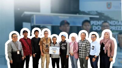 UPZ Bank Kalsel Kembali Memberikan Bantuan Rombong Barakah Kepada 4 Orang Mustahik
