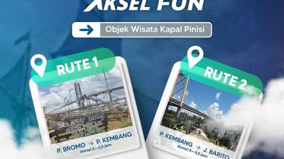 Gunakan AKSEL by Bank Kalsel, Berwisata Naik Kapal Pinisi