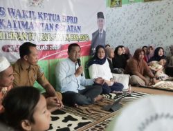 Wakil Ketua DPRD Kalsel H. Kartoyo Usulkan Pembangunan Bronjong Atasi Abrasi Sungai Amandit