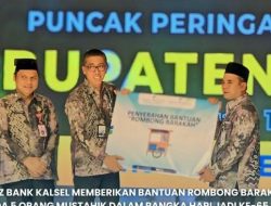 Puncak Harjad Batola Ke-65, Bank Kalsel Serahkan 5 Rombong Barakah Kepada Mustahik