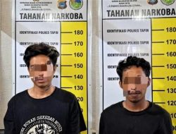 Polres Tapin Tangkap Dua Pengedar Sabu-Sabu Asal Luar Daerah