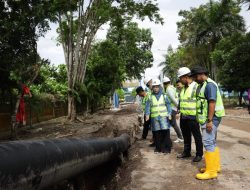 Maksimalkan Pelayanan, PAM Bandarmasih Pasang Dua Pipa Baru