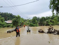 Hujan Deras Banjiri Desa Beramban dan Miawa Tapin
