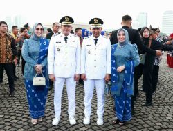 Resmi Dilantik Presiden Prabowo Subianto, Bupati Tanbu Andi Rudi Latif dan Wakil Bupati H Bahsanuddin