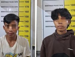 Satresnarkoba Polres Tapin Bekuk Dua Pengedar Sabu-Sabu, Terancam Hukuman Seumur Hidup