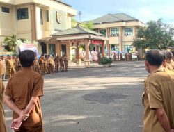 Pimpin Apel Perdana, Wabup HST Gusti Rosyadi Elmi Soroti Krisis Tanggung Jawab dan Kebersihan