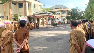 Pimpin Apel Perdana, Wabup HST Gusti Rosyadi Elmi Soroti Krisis Tanggung Jawab dan Kebersihan