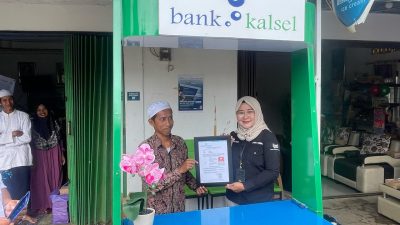 Pastikan Masyarakat di Pelosok Nikmati Layanan Perbankan, Bank Kalsel Resmikan ADINK di Desa Kampung Baru Kabupaten Banjar