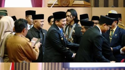 Sampaikan Pidato Perdana, Andi Rudi Latif-Bahsanudin Selaraskan Program Tanbu dan Astacita Prabowo
