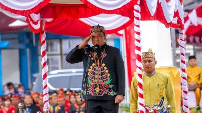 Wagub Pimpin Upacara Hari Jadi Kota Kuala Kapuas ke-219 dan HUT Pemkab Kapuas ke-74 Tahun 2025