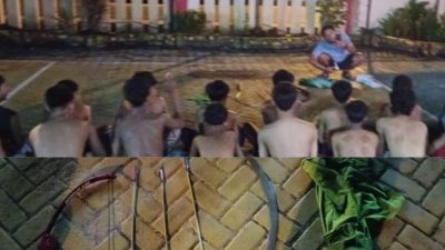 Bawa Sajam hingga Busur, Puluhan Remaja di Banjarmasin Kembali Diamankan