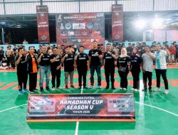 Bupati HST Samsul Rizal Resmikan Turnamen Futsal Ramadan Cup Season 5