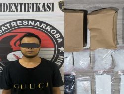 Dapati Ratusan Gram Sabu, Pria di Pekapuran Laut Banjarmasin Diringkus Aparat