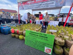 Ratusan LPG dan Bio Solar Ilegal Diamankan Polda Kalsel