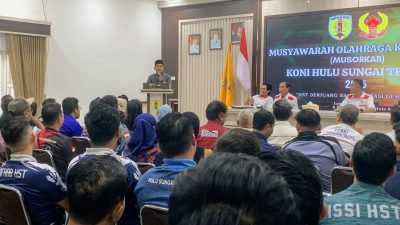 Yajid Fahmi Resmi Nahkodai KONI HST Periode 2025-2029