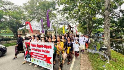 Perdana, Umat Hindu di Banjarmasin Gelar Pawai Ogoh-ogoh