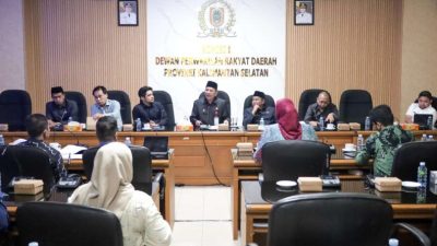 Bersama KPU, DPRD Kalsel Bahas Kesiapan PSU Pilwali Banjarbaru