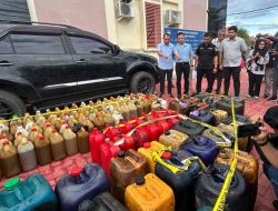 Dijual di Atas HET, Ribuan Liter Solar Subsidi di Kandangan Diamankan