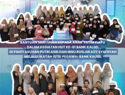 Meriahkan HUT Ke-61, IIP Bank Kalsel Serahkan Bantuan Kepada 2 Panti Asuhan di Kabupaten Banjar
