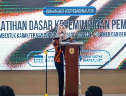 Disporapar Fasilitasi Latihan Dasar Kepemimpinan Pemuda HST