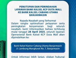 Resmi Layanan KCP Duta Mall pindah ke Cabang Utama