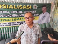 Ketua Fraksi PKB DPRD Kalsel Sosialisasikan Program ADINK di Banjarmasin