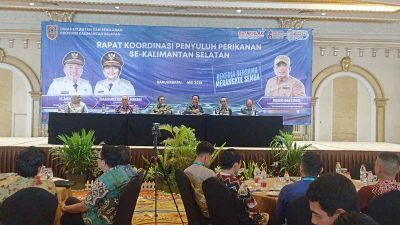 Dukung Visi Misi Gubernur H. Muhidin, Dislautkan Rangkul Penyuluh Perikanan se Kalsel