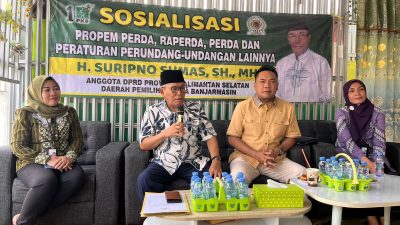 Suripno Sumas Gandeng Bank Kalsel Sosialisasikan KUR Bunga Rendah
