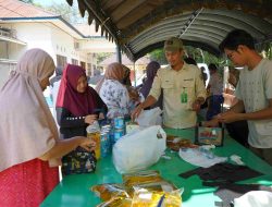 Kendalikan Inflasi, Disperindag Balangan Bersama DKP3 Kalsel Gelar Pasar Murah di Murung Jambu
