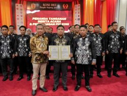 Ketua dan Pengurus KONI HST Periode 2025-2029 Resmi Dilantik, Ini Kata Yajid Fahmi