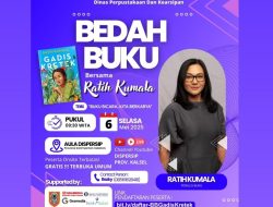 Ajak Masyarakat Tingkatkan Literasi, Dispersip Kalsel Hadirkan Penulis Ternama Ratih Kumala