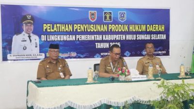 Tingkatkan Kualitas Regulasi, Pemkab HSS Lakukan Pendidikan dan Pelatihan Produk Hukum Daerah