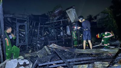 Kebakaran Hebat di Banjarmasin, 9 Rumah Terbakar
