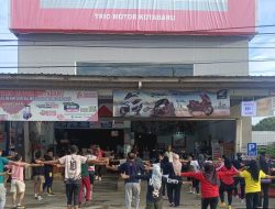 Serunya Senam Bareng Trio Motor Kotabaru, Penuh Hadiah dan Kebersamaan!