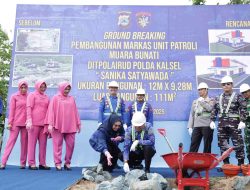 Bupati Tanbu Andi Rudi Latif Apresiasi Pembangunan Markas Unit Patroli Ditpolairud Polda Kalsel di Muara Bunati
