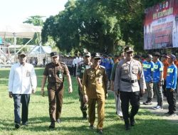 Antisipasi Musim Kemarau, Wabup HSS Ikuti Apel Kesiapsiagaan Karhutla
